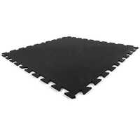 10mm Interlocking Rubber Tiles - 20x20 Inches, Multi-color Matt Finish | Non-slip, 2.7 Sq.ft Coverage, Interior Floor Application