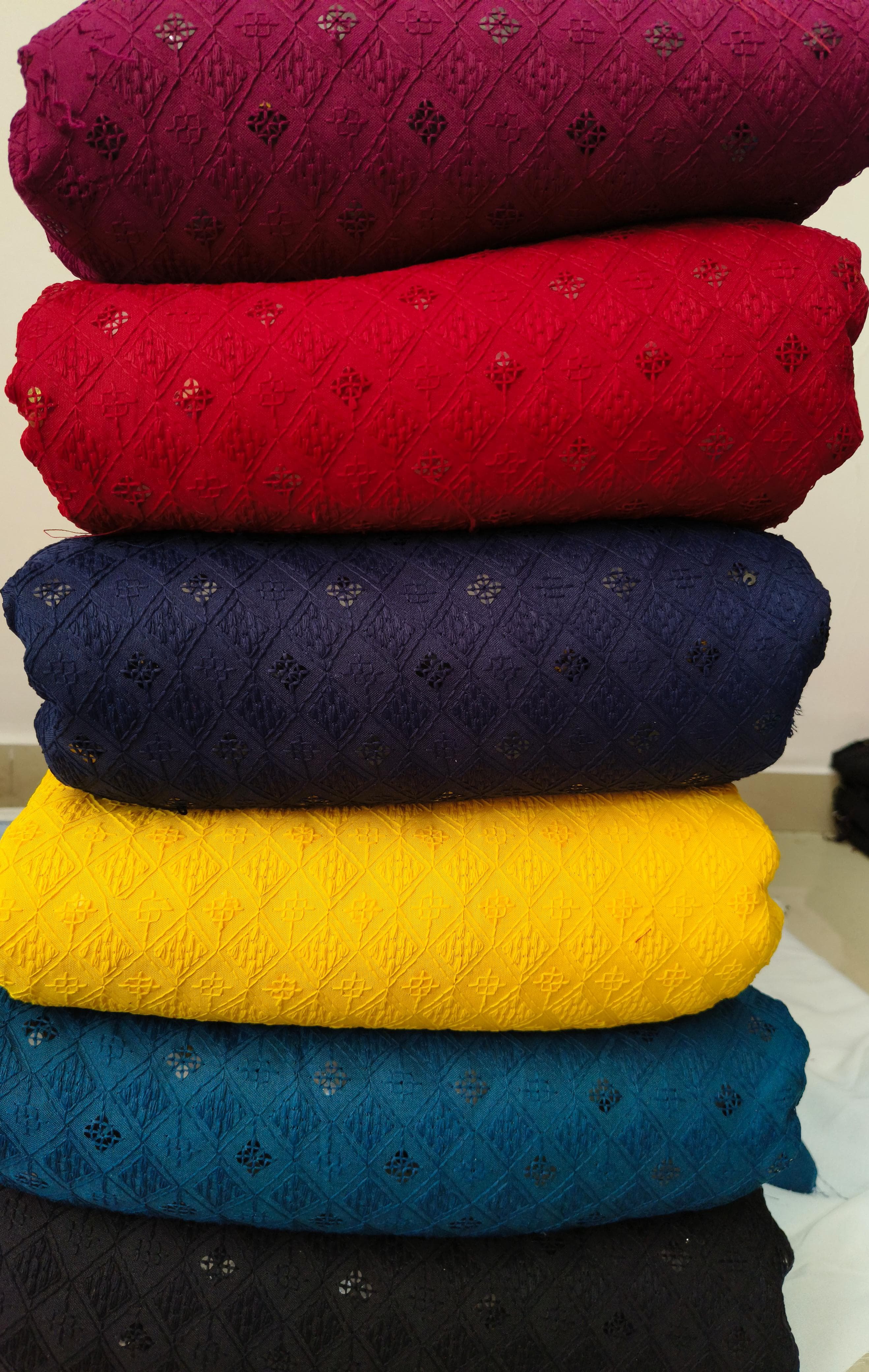 schiffali embrodery fabric