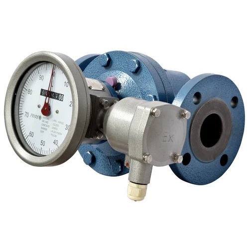 Blue Hydraulic Flow Meter