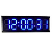 Black Gps Digital Clock