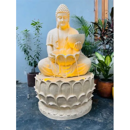 Fibre Buddha Fountain