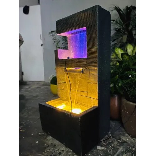 Fiber Shower Indoor Fountain With LED Light