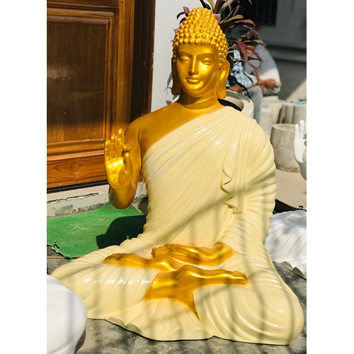 44 Inch Fiber Buddha Statue