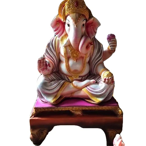 Washable Ganesh Chowki Statue