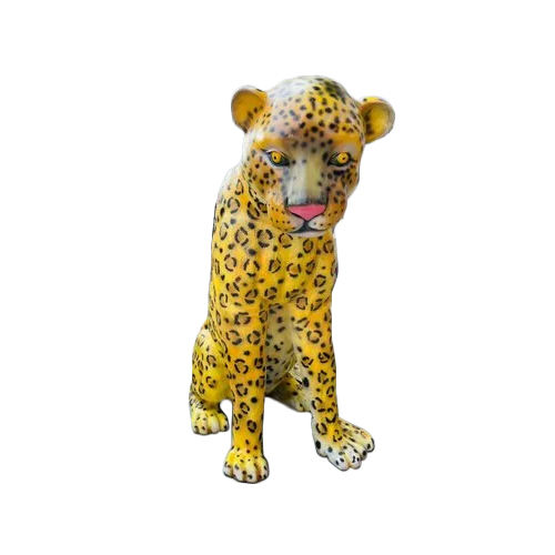 Customized Fiber Leopard Statue