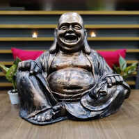 Fiber Laughing Buddha Statue
