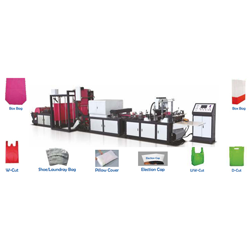 Fully Automatic Non Woven Fabric Box Bag Making Machine