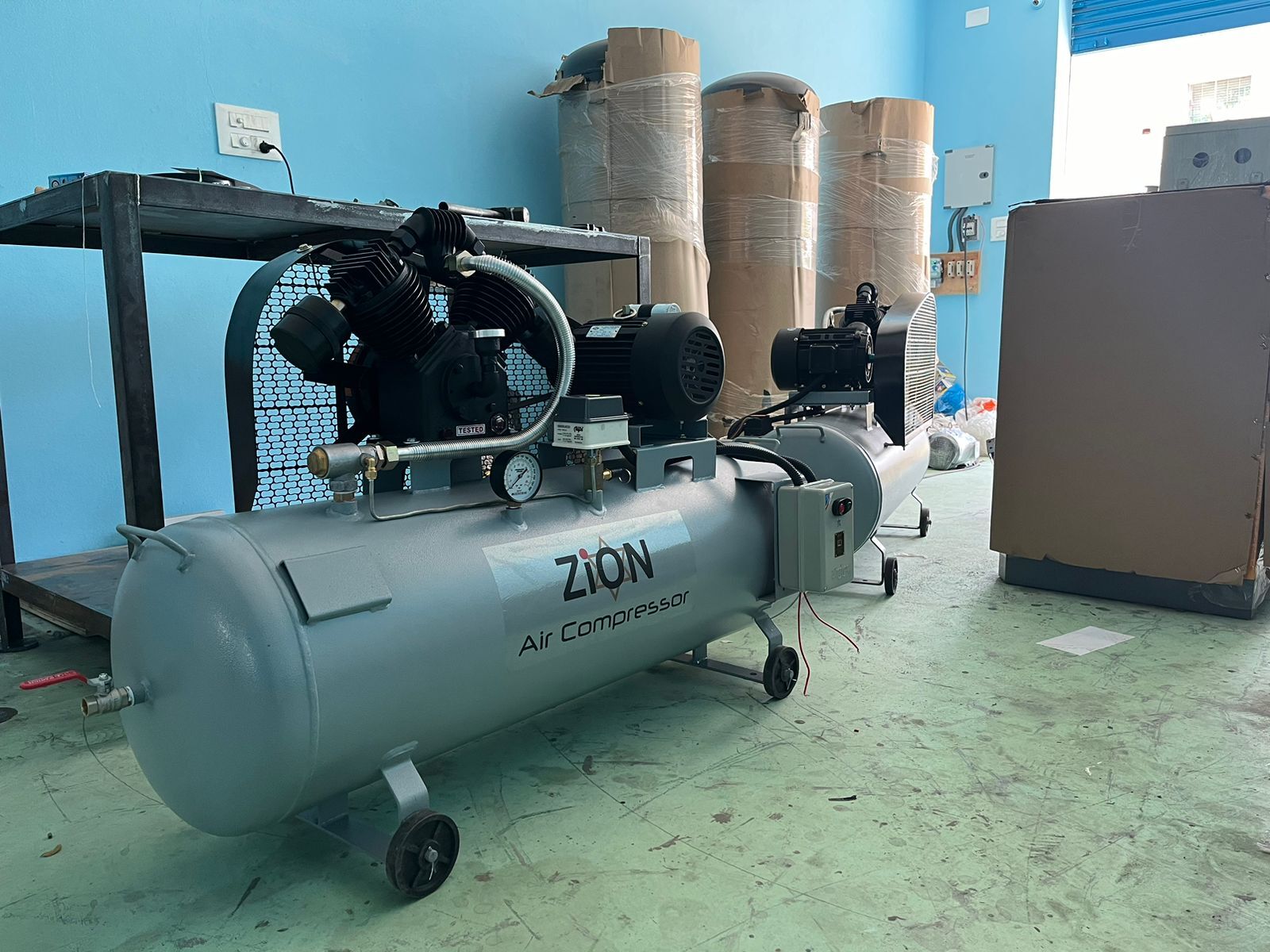 2hp Double Cylinder 220 ltr Air Compressor