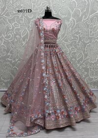 Wedding  Wear Lehenga Heavy Net