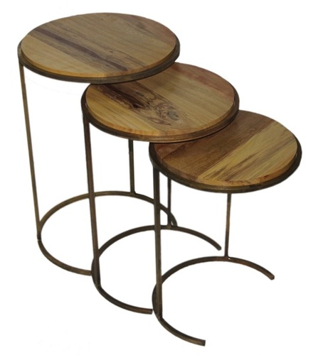 Wooden Furniture Stool Set