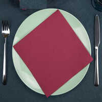 Plain Napkins - Modern Design, Mahroon Color | Plain Dyed, Stylish Colored Fabric
