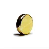 Round Gold Dome Plastic Cap 53mm