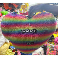 Big Rainbow Love Pillow