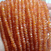 Carnelian Faceted Beads