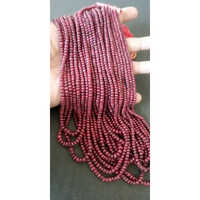 Ruby Dyed Beads