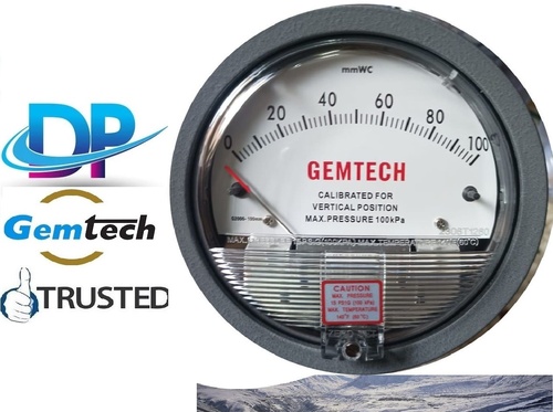 GEMTECH Differential Pressure Gauge Wholesaler by KASNA Greater Noida