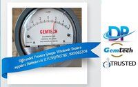 GEMTECH Differential Pressure Gauge Wholesaler by Main Rod Kasna Greater Noida