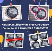 GEMTECH Differential Pressure Gauge Wholesaler by Main Rod Kasna Greater Noida