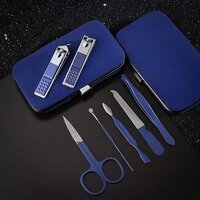 Mitsico Blue 8 Pcs Manicure-Set Manicure Kit Nail Clippers Set