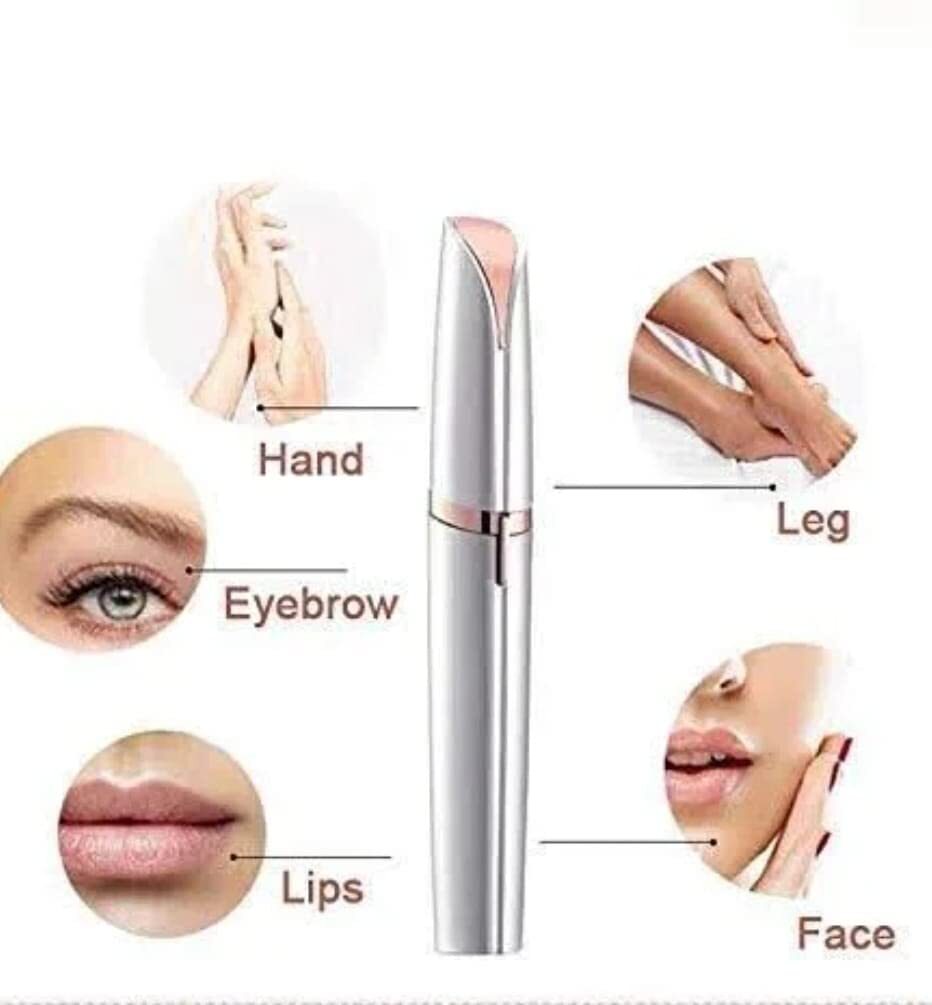 Facial Hair Removal Machine for Women  Chin, Cheek, Eyebrow, Upper Lip Hair Remover for Women  Lipstick Shaped and Easy to Carry