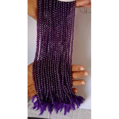 African Amethyst Round Beads