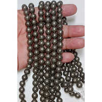Brown Golden Pyrite Beads
