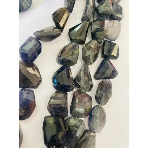 Oval Cut Labradorite Faceted Tumbled Stone