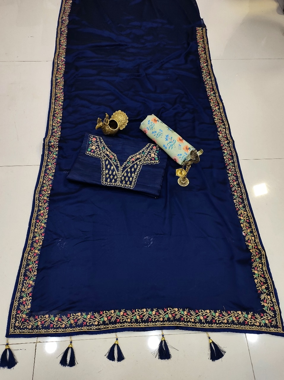 EMBROIDERED  SAREE