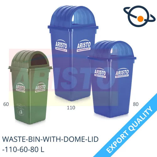 Waste Bin 110-60-80 L With Dome Lid