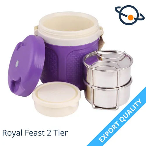 Royal Feat 2 Tier Lunch Box