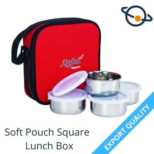 Soft Pouch Square Lunch Box