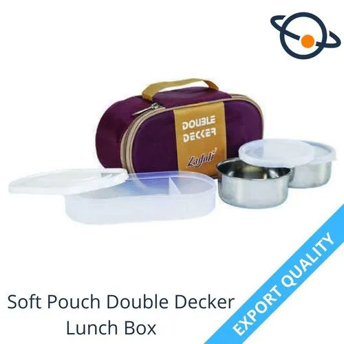 Soft Pouch Double Decker Lunch Box