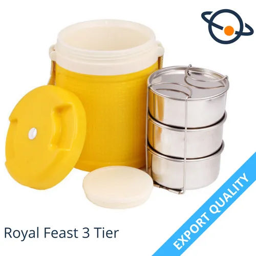 Royal Feat 3 Tier Lunch Box