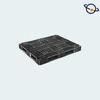 Plastic Export Pallets - Hdpe, 1200x1000x150 Mm, Blue | Easy To Stack, Easy To Move, Easy To Store, 1000 Kg Dynamic Load