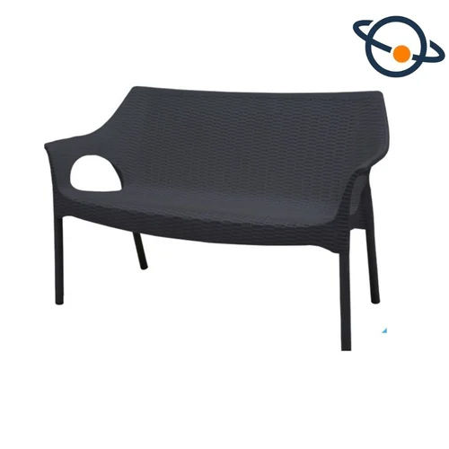 Supreme Love Seat Black Sofa