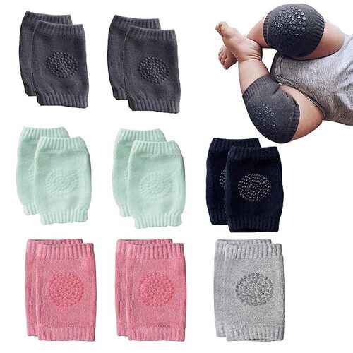 NEPAK Pairs Baby Crawling Knee Pads,Anti Slip,Baby Knee pads, Unisex