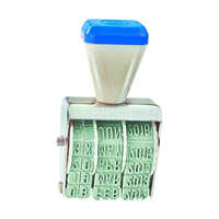 Prime Hand Number Stamp - High-quality Plastic And Steel, Square Standard Office Stamp For Clear Numbering And Long-lasting Durability