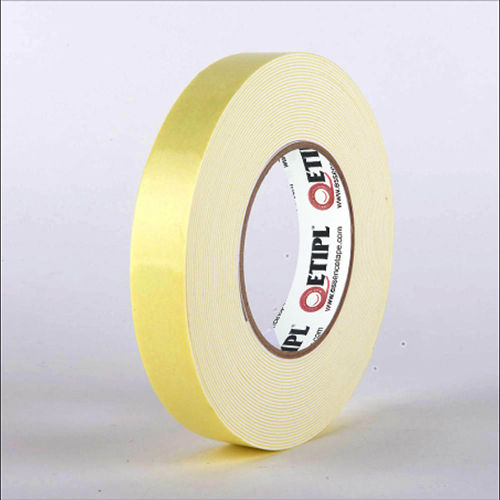 Yellow 12Mmx5 Mtr Double Side Foam Tape