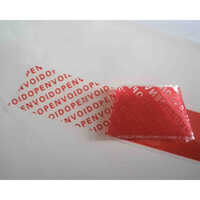 Tamper-evident Security Tape - 50 Mtr Red Single-side Adhesive | Void-proof, Strong Seal For Cartons, Pallets, Letters, Bags