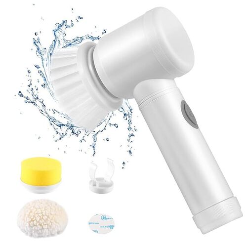 Electric Spin Scrubber, Bathroom Cleaner Brush,Electric Cleaning Brush,Cordless Power Spinning Scrub Brush with 3 Replaceable Brush Heads for Tile, Tub, Dish, Sink, Grout, Wall, Kitchen