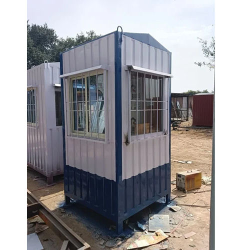 White And Blue Airport Traffic Control Cabin