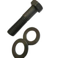 Railway Bolt Nut And Washers - M20x150 | Industrial Use, Customizable Color Options
