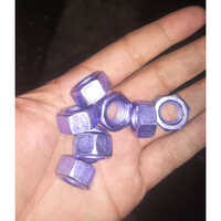 M12 Blue Zinc Plating Hex Nut - Zinc Alloy Material, M12 Size , Blue Zinc Color, Easy To Use For Industrial Applications
