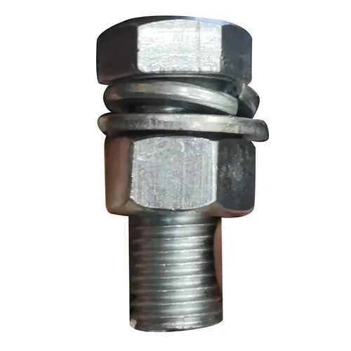 Mild Steel Hexagonal Nut Bolt Washer - Color: As Per Requirement