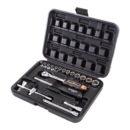 Black Kt-19Skt14 19 Pc Hand Socket Sets