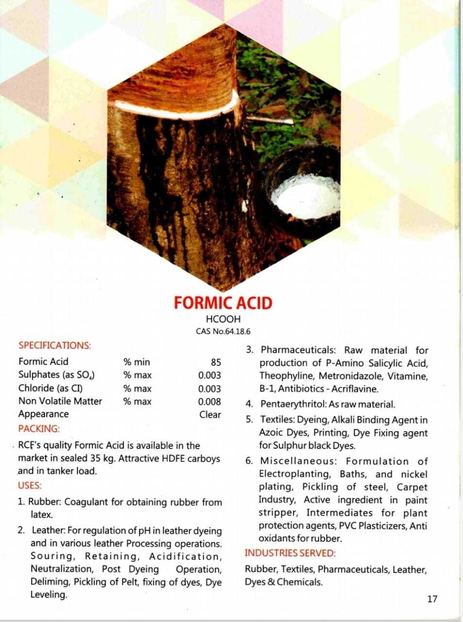 85 Percent Formic Acid