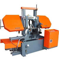 Cast Iron Automatic Bandsaw Machine - Steel Material, Blade Size 4100mm, Cutting Speed 20 - 80 Mm/m, 220 Volt Operation, Warranty Included