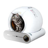 Smart Cat Litter Box - Color: White