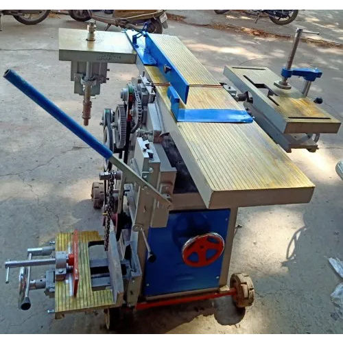 Wood Randha Machine With Spindle Moulder And Chain Mortiser Attached Capacity: 13Inch /54Inch Kg/Day