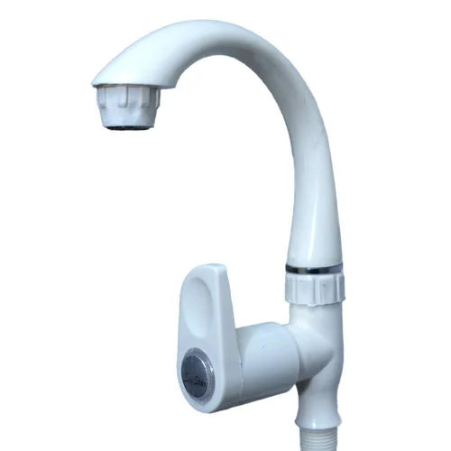 White Ptmt Alive Swan Neck Tap